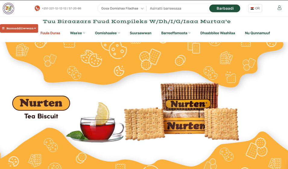 2BrothersBiscuit Website (Localization & Elementor Support)
