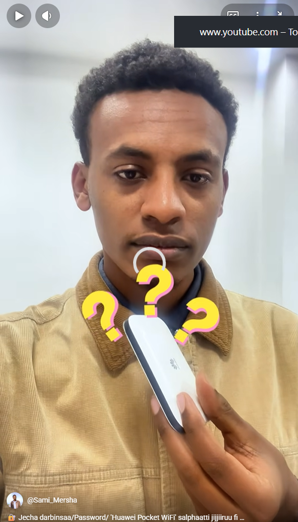 🔐 Jecha Darbinsaa (Password) Huawei Pocket WiFi salphaatti Jijjiiruu fi Dhoksuu