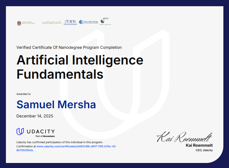 Artificial Intelligence Fundamentals